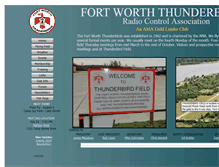 Tablet Screenshot of logbook.fwthunderbirds.org